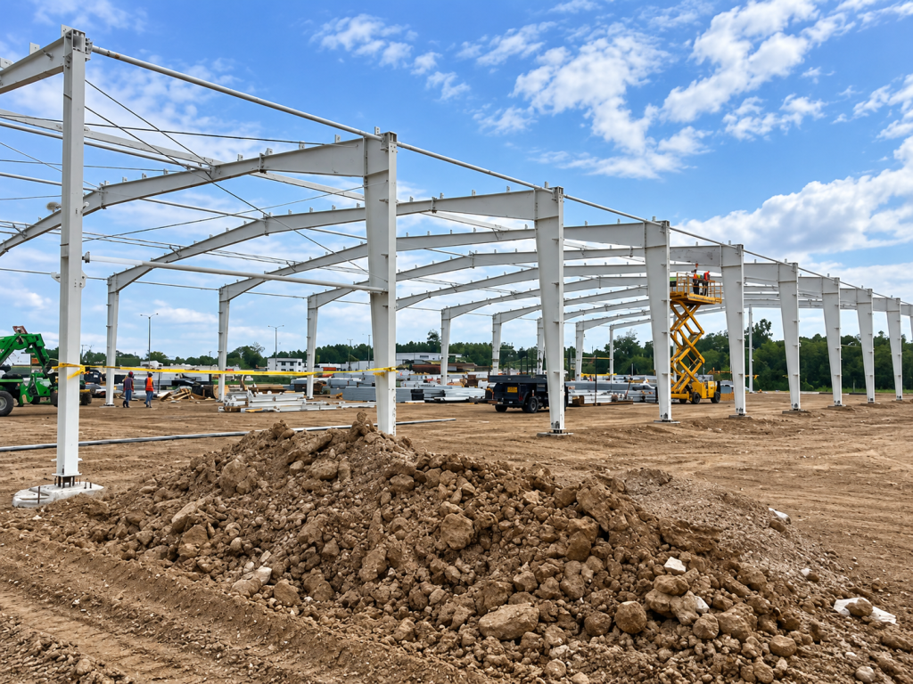 Commercial Airport Steel Structure Project in Montevideo, Uruguay