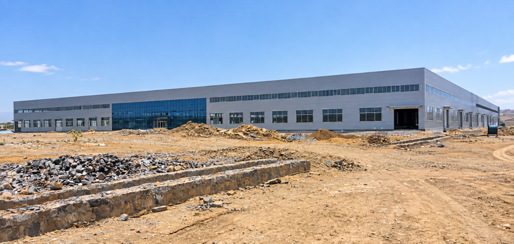 Garment Factory Steel Structure Project in Mekele, Ethiopia
