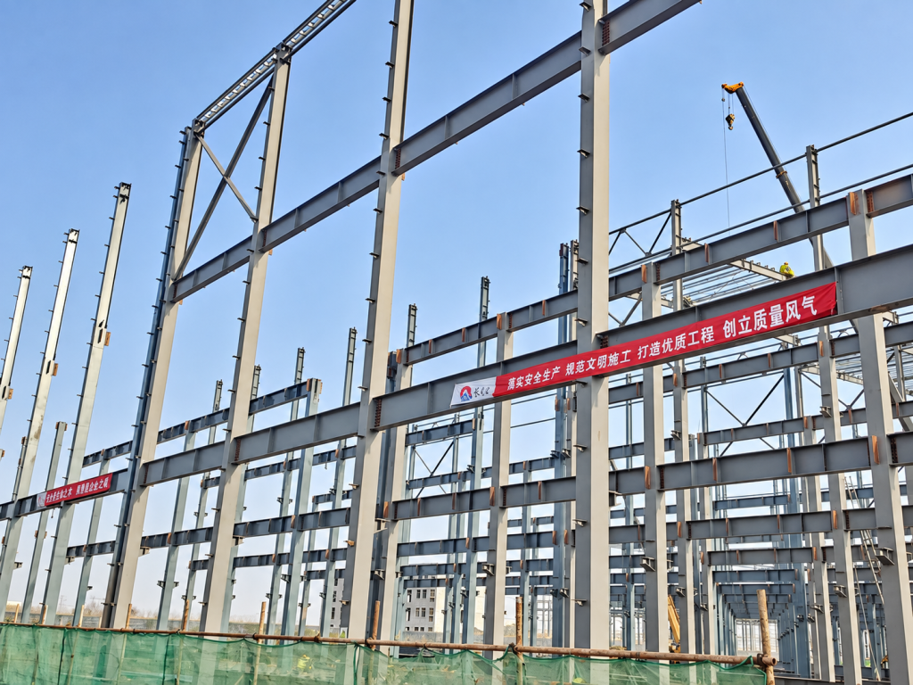 Automobile Industrial Park Steel Structure Project | Xinguangzheng