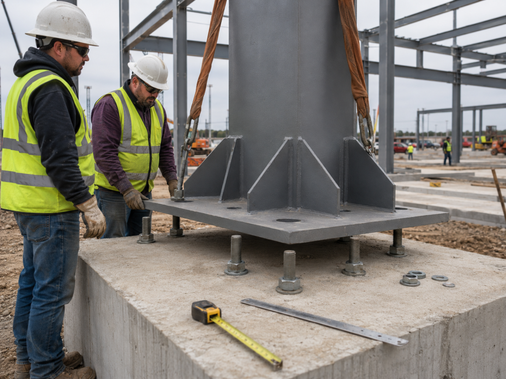 Anchor Bolt Mistakes in Steel Buildings: Why Small Errors Cause Expensive Site Rework
