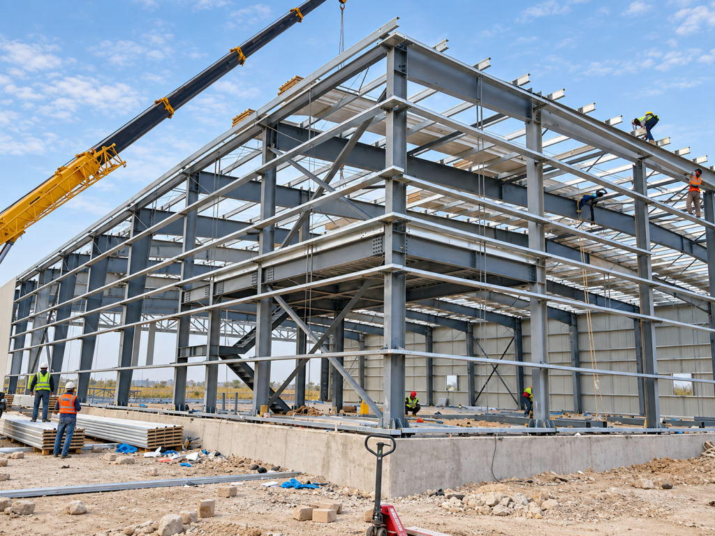 2,452 m² Steel Aircraft Hangar Project in Niger