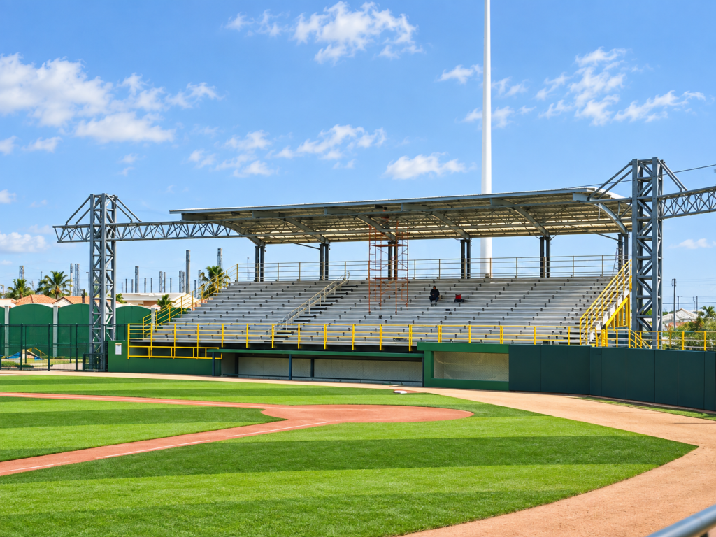 Large-Span Steel Structure Stadium Project in Aruba