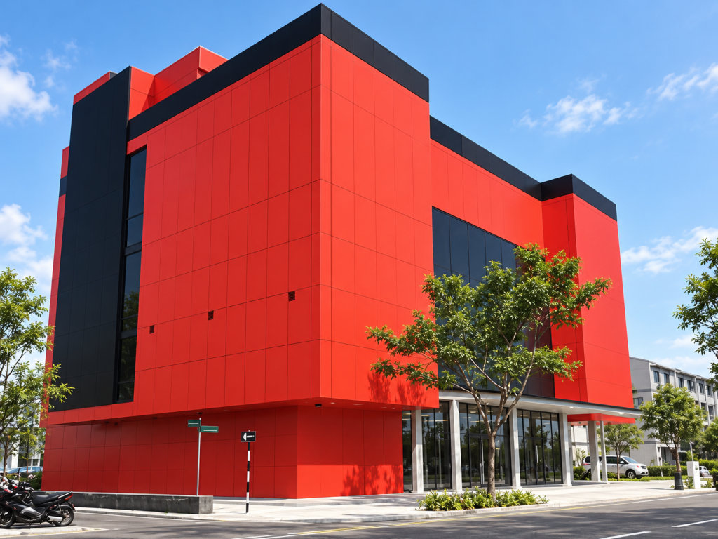 100 m × 80 m × 48 m Six-Storey Steel Frame Supermarket Project in Maldives
