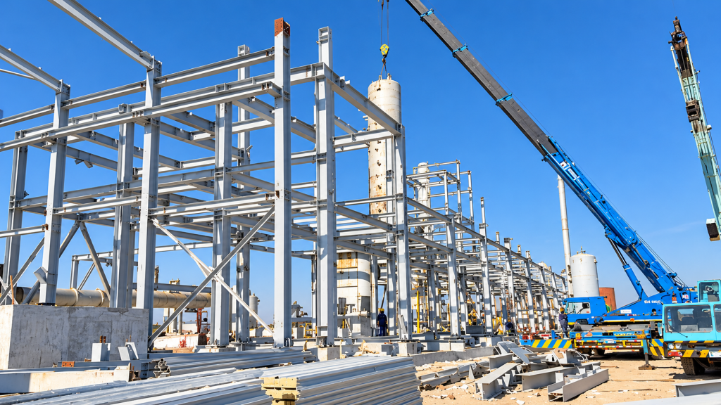 4,225 m² Multi-Storey Steel Structure Chemical Factory Project in Pakistan | Xinguangzheng