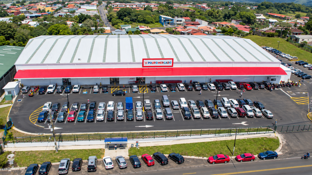 Proyecto de Supermercado Modular de Estructura de Acero de 8.000 m² en Costa Rica | Xinguangzheng